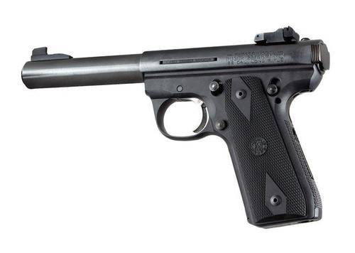 Hogue Grip Panels Diamond Checkering Black Rubber for Ruger Mark III - 82090