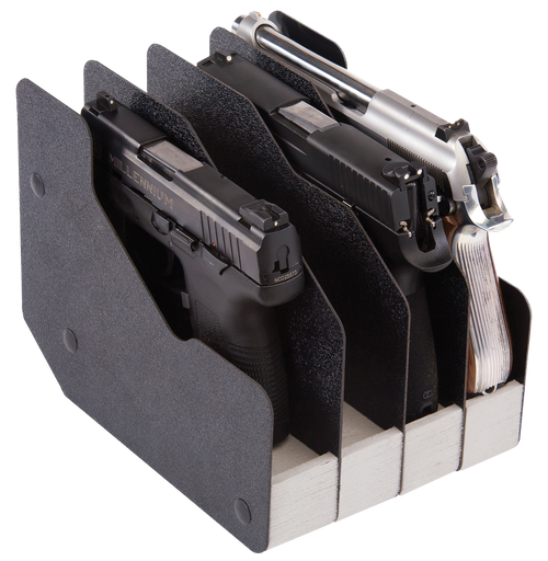 BenchMaster WeaponRac Four Pistol Universal Handgun Metal