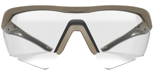 Glock Crossover Tactical Glasses Clear Lens Desert Tan Frame - AS41037
