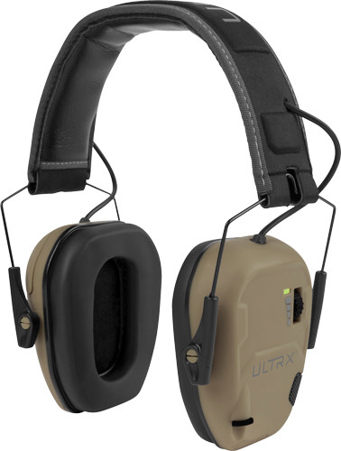 FLAT DARK EARTH 22db!ULTRX BIONIC EARMUFF 