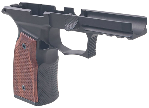 Sharps Bros Black with Cherry 7075-T6 Aluminum Fits Sig Grip - SBGM05-G2