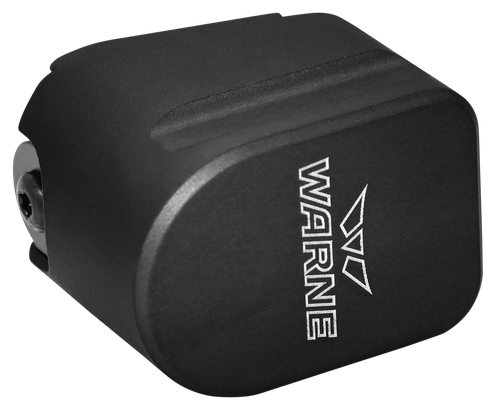 Warne Mag Extension -T6 Aluminum with Hardcoat Anodized Black for S&W M&P Magazines (Adds 5rds 9mm Luger 4rds 40
