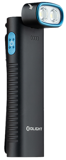 Olight Arkflex Black Anodized 1.5/15/60/100/400/1 000 Lumens White LED - ARKFLEXBK