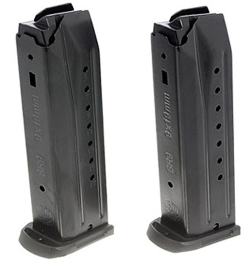 Ruger SR9C Value Pack SR/SRC/9E 2 9mm 17rd Magazine, Blued - 90449