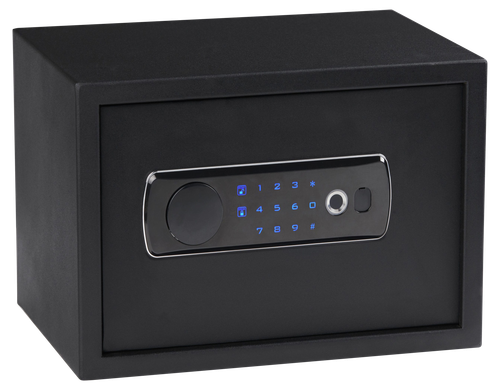 Bulldog Duo with Shelf Digital Keypad/Biometric/Key Entry Black Powder Coat - BD5020