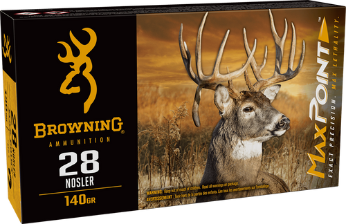 Browning Ammo Max Point 28Nosler 140gr 20