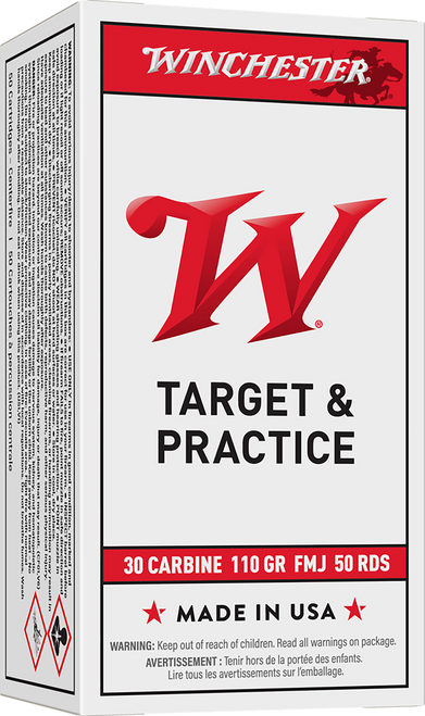 Winchester Ammo USA 30Carbine 110gr Full Metal