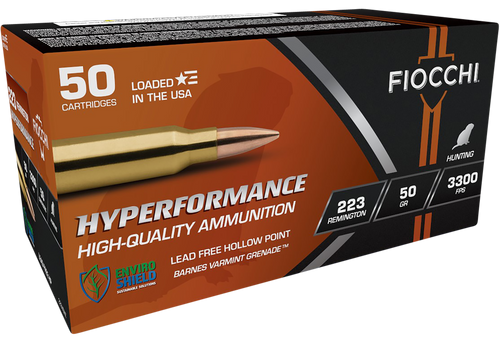 Fiocchi Hyperformance 223Rem 50gr Barnes Varmint Grenade
