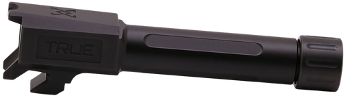 True Precision Inc Springfield 9mm Luger 3.10" Threaded Black Nitride Stainless Steel Fits Hellcat