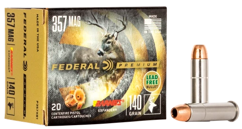 Federal Barnes Expander BRX 357 Magnum Ammo 140gr 20 Rounds - P357XB1