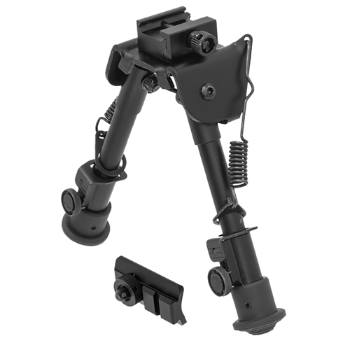UTG Tactical OP Bipod Black 6.1-7.9" Aluminum/Steel