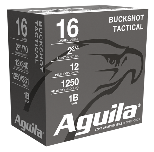 Aguila Buckshot 16Gauge 2.75" 1 1/8oz 1Buck