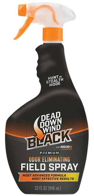 Dead Down Wind Black Premium Field Spray Odor Eliminator 32 oz Trigger