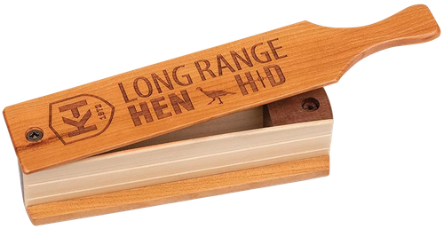 Knight & Hale HD Long Range Hen Box Call Turkey Sounds Cherry/Walnut