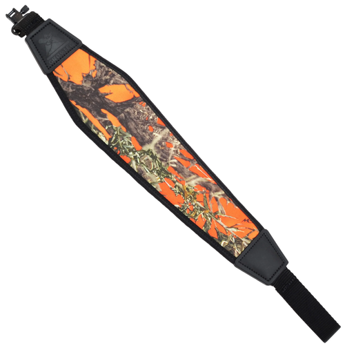 GrovTec GT TrueTimber Blaze Orange Nylon 48" OAL Adjustable Rifle/Shotgun Sling - GTSL32