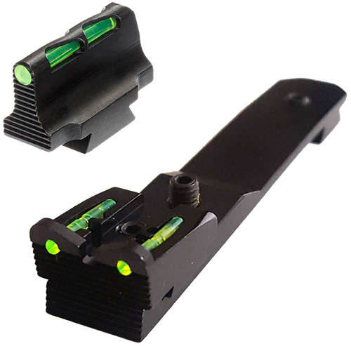 HiViz LiteWave for Henry Rifle Models Green/Red/White Front Rear - HHVS620