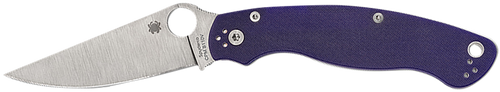 Spyderco Military 2 4" Folding Plain Satin