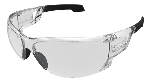 Mechanix Wear Type-N OSFA Clear Lens Anti-Scratch Black Frame - VNS10AABU