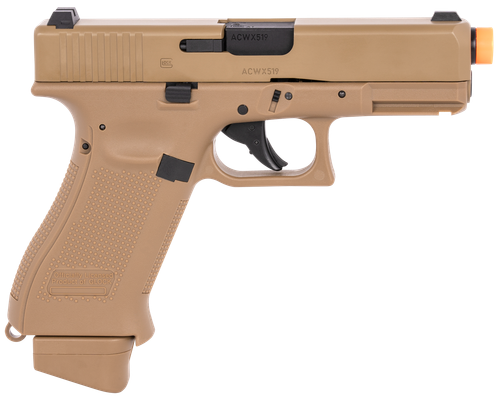 RWS Umarex G19X Gen5 Air Soft CO2 6mm 14+1 Steel Slide Coyote Tan Polymer Frame Grips