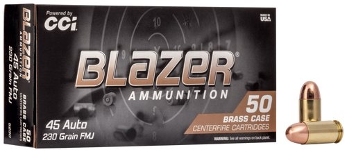 CCI Blazer Brass Handgun 45ACP 230gr Full