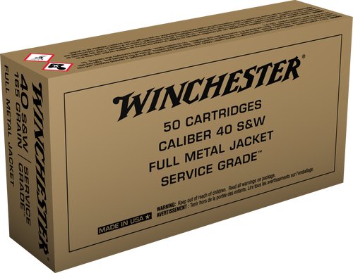 Winchester Ammo Service Grade 40S&W 165gr Full