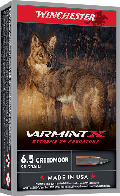Winchester Ammo Varmint X 6.5Creedmoor 95gr 20 Per Box/10 Case