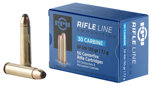 PPU Standard Rifle 30Carbine 110gr Soft Point
