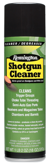 Remington Accessories Shotgun Cleaner Removes Carbon/Lead/Plastic Fouling/Powder 18 oz Aerosol