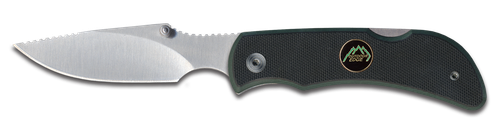 Outdoor Edge Caper Lite 2.50" Folding Plain AUS8 Blade G10 Black Handle - CL10C