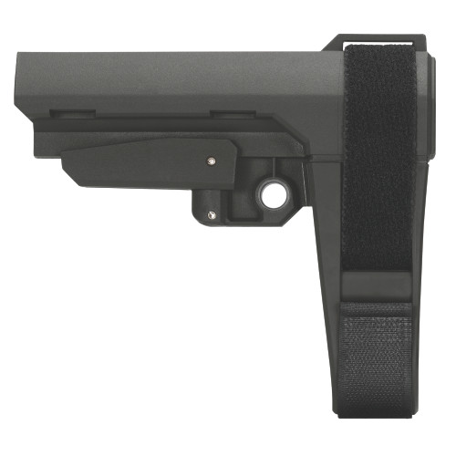 SB Tactical SBA3 X Synthetic Stealth Gray 5-Position Adjustable for AR-15 - SBA3X-03M-SB
