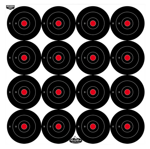 Birchwood Casey Dirty Bird 3" Bullseye Tagboard