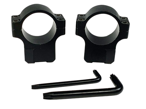 CZ-USA CZ Rings 457/455 Matte Black 1"