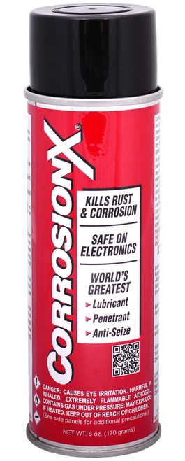 CorrosionX Cleans Lubricates Prevents Rust & 6oz Aerosol - 90101