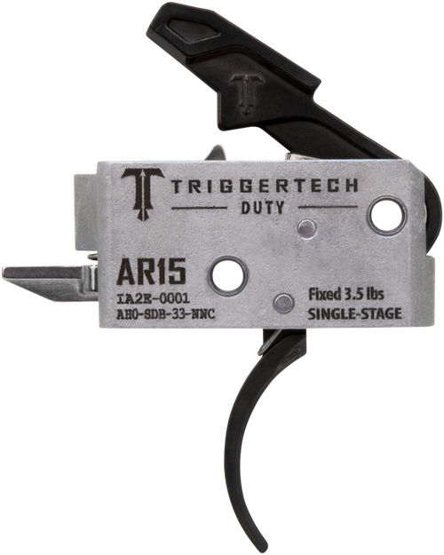 TriggerTech Duty Curved Trigger Single-Stage 3.50 lbs Draw Weight Fits AR-15