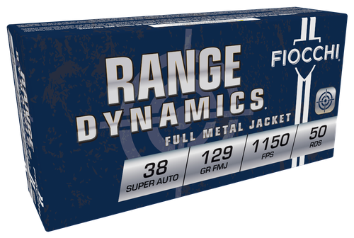 Fiocchi Range Dynamics 38Super 129gr Full Metal