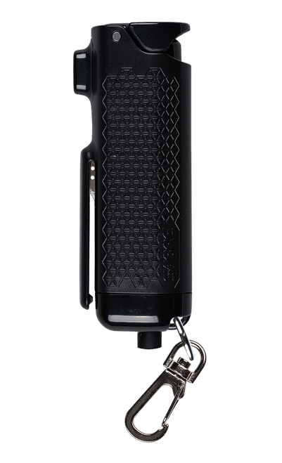 Sabre Safe Escape 3-in-1 Automotive Tool Black Polymer Distance 10 ft Features Glass Breaker/Pepper Gel/Seat Belt Cutter