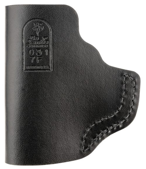 DeSantis Insider IWB Black Leather Belt Clip Fits Ruger LCP II Right Hand - 031BA7FZ0