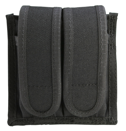 Uncle Mike's Universal Double Magazine Case Black Kodra Belt Loop Belts 2.25" - 88291