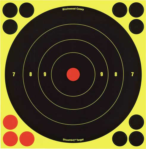 B/C TARGET SHOOT-N-C 8" BULL'S-EYE 30 TARGETS