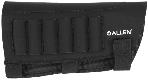 Allen Buttstock Shell Holder Black Neoprene 223-300 Win Magnum 6-Round Velcro Mount