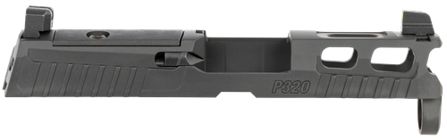 Sig Sauer P320 9mm Luger PVD Black Stainless Steel Optic Ready Slide XRAY3 Suppressor Sights Fits ROMEO1 Pro ROMEO2