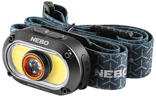 NEBO Mycro 500+ Rechargeable Headlamp Black |