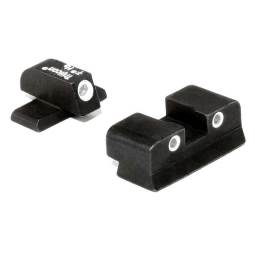 Trijicon Bright & Tough Night Sights Green/Tritium White Outline Sight-Green - 600465