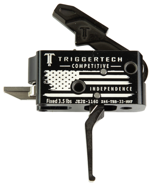 TriggerTech Competitive Independence Black/White Fits AR-15