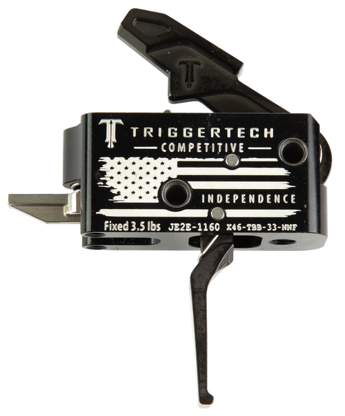 TriggerTech Competitive Independence Black/White Fits AR-15