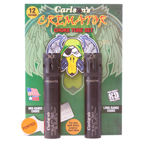 Carlsons Choke Tubes Cremator Beretta Optima HP 12 Gauge Mid/Long Range Ported 17-4 Stainless Steel