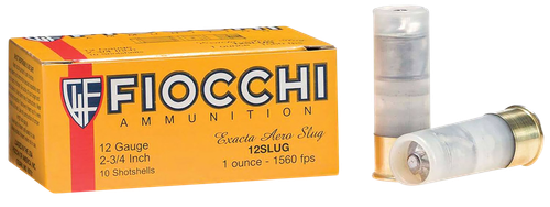 Fiocchi Aero Extrema 12 Gauge Ammo 2-3/4" 1oz Rifledslug Rifled Slug 10 Rounds - 12FLRSLU