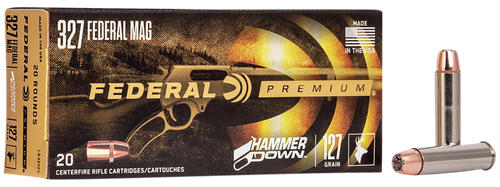 Federal Premium HammerDown 327FederalMag 127gr Bonded Hollow Point 20 Per Box/10 Case