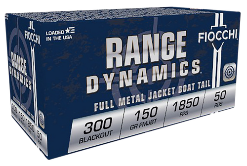 Fiocchi Range Dynamics 300Blackout 150gr Full Metal