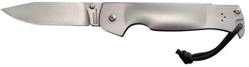 Cold Bushman Pocket 4.50" Folding Clip Point Plain Washed 4116 Blade/Stone 420 - CS95FB